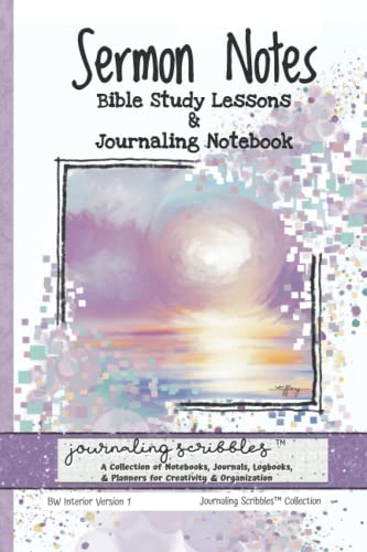Sermon Notes: Bible Study Lessons & Journaling Notebook